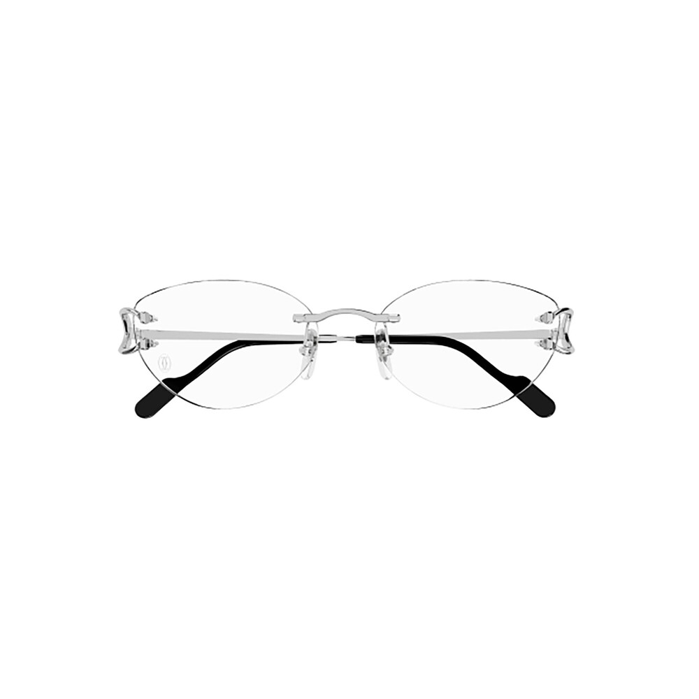 Cartier CT0487o-002 Eyeglasses Silver Metal